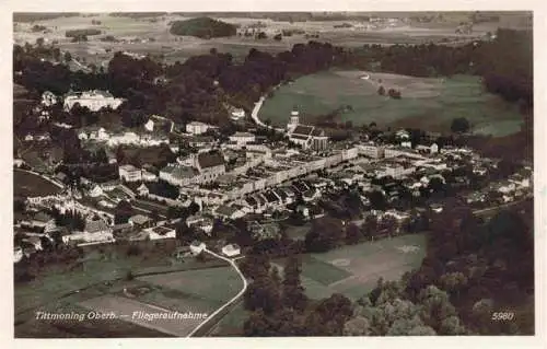 AK / Ansichtskarte  Tittmoning_Salzach Fliegeraufnahme