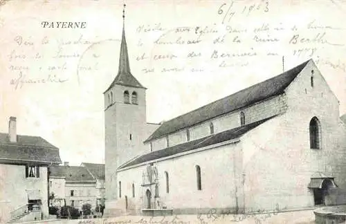 AK / Ansichtskarte  PAYERNE_VD Eglise