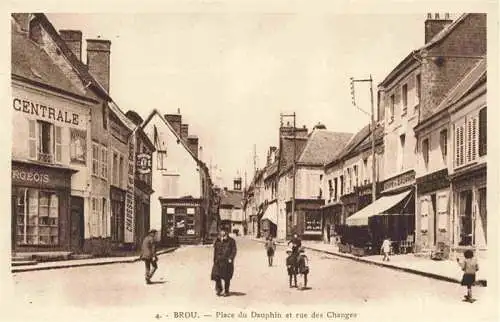 AK / Ansichtskarte  Brou_28_Eure-et-Loir Place du Dauphin et rue des Changes