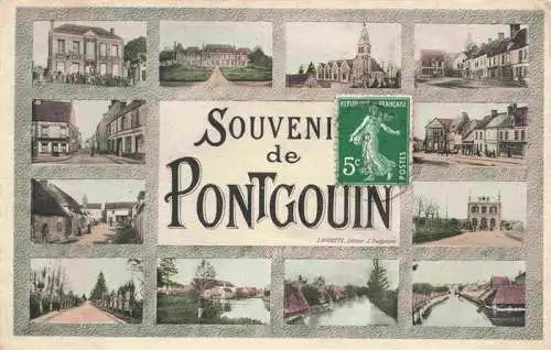 AK / Ansichtskarte  Pontgouin_Pontgoin_28_Eure-et-Loir Vue d'ensemble