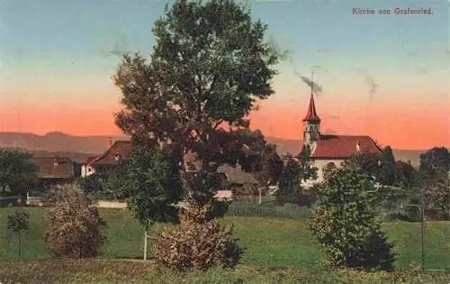 AK / Ansichtskarte  Grafenried_Fraubrunnen_BE Solothurn Bern Bahn Kirche von Grafenried