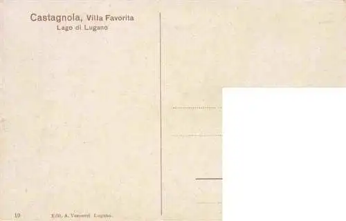 AK / Ansichtskarte  Castagnola_Lago_di_Lugano Villa Favorita