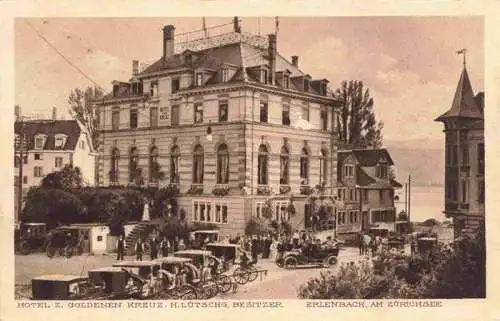 AK / Ansichtskarte  Erlenbach___ZH Hotel zum Goldenen Kreuz am Zuerichsee