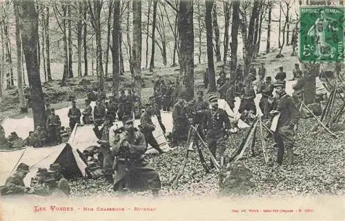 AK / Ansichtskarte  Vosges_Vogesen_Region Nos Chasseurs Bivouac