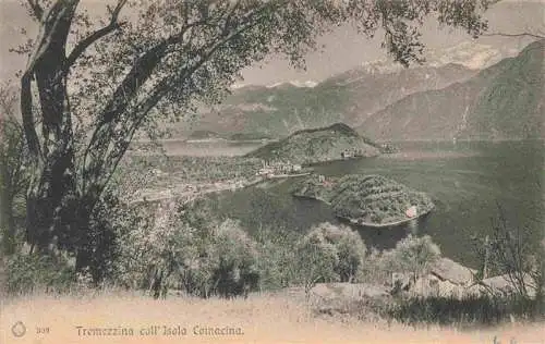 AK / Ansichtskarte  Tremezzo_Lago_di_Como_Lombardia_IT coll'Isola Comacina