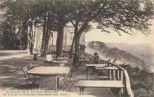 AK / Ansichtskarte  Val-d_Ajol_Le_88_Vosges Terrasse de la Feuillee Nouvelle et Vue de la Feuillee Dorothee