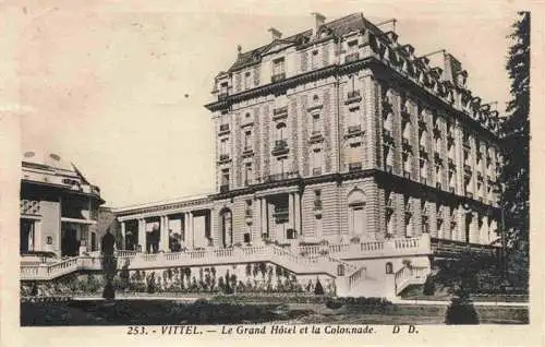 AK / Ansichtskarte  VITTEL_88_Vosges Le Grand Hotel et la Colonnade