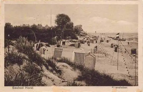 AK / Ansichtskarte  HORST__Seebad_Niechorze_PL Strandleben