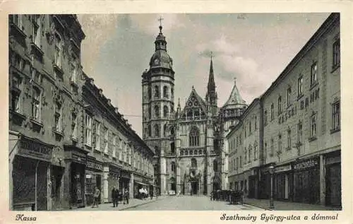 AK / Ansichtskarte 73975699 Kassa_KOSICE_Kaschau_Slovakia Szathmury Gyoergy utca a dommal