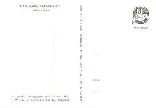 AK / Ansichtskarte  Badenstedt_Hannover Fliegeraufnahme