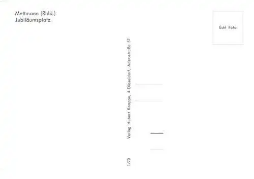 AK / Ansichtskarte  Mettmann_NRW Jubilaeumsplatz
