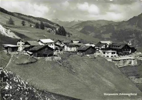 AK / Ansichtskarte  Wergenstein_GR Panorama Schamserberg