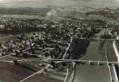 AK / Ansichtskarte  Lauffen__Neckar_Heilbronn_BW Fliegeraufnahme