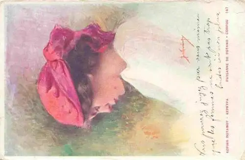 AK / Ansichtskarte  CORFOU_Korfu_Corfu_Greece Damenportrait