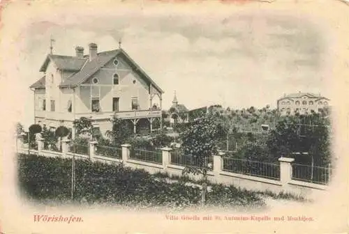 AK / Ansichtskarte  Woerishofen Villa Gisella mit St Antonius Kapelle und Montbijou