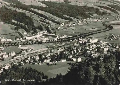 AK / Ansichtskarte  Wattwil_SG Fliegeraufnahme