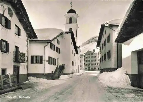 AK / Ansichtskarte  Bivio Dorfpartie Blick zur Kirche