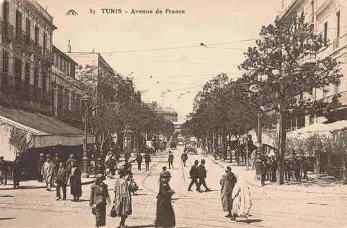 AK / Ansichtskarte  TUNIS_Tunesie Avenue de France