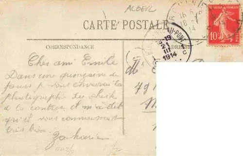 AK / Ansichtskarte  ALGER_Algier_Algerie Scènes et types