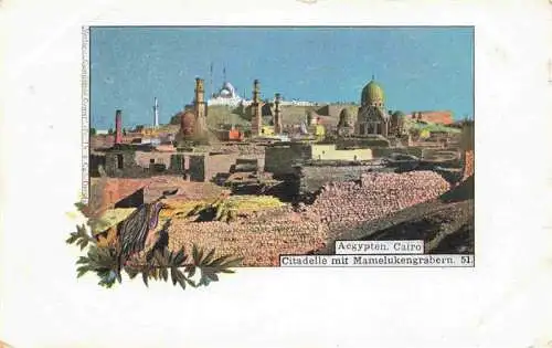AK / Ansichtskarte 73975928 CAIRO__Kairo_Caire_Egypt Citadelle mit Mamelukengraebern