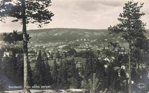 AK / Ansichtskarte 73975949 Sundsvall_Sweden Fran soedra berget Panorama