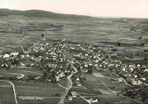 AK / Ansichtskarte  Hallau_SH Fliegeraufnahme