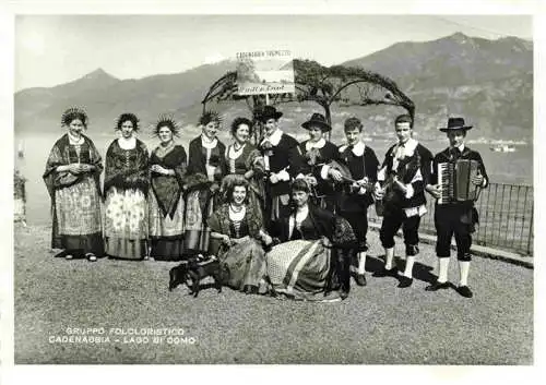 AK / Ansichtskarte  Cadenabbia_Griante_Lago_di_Como_Lombardia_IT Gruppo Folcloristico