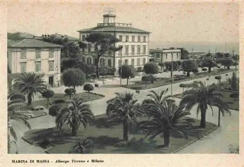 AK / Ansichtskarte  Marina_di_Massa_Carrara_Toscana_IT Albergo Tirreno e Milano