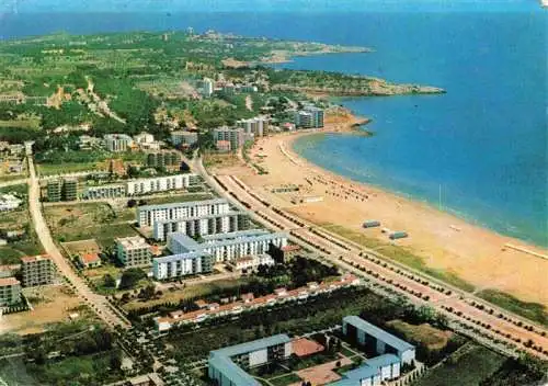 AK / Ansichtskarte  Salou_Tarragona_Costa_Dorada_ES Vista de la bahia en avion