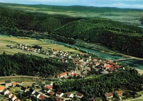 AK / Ansichtskarte  Hemfurth-Edersee_Edertal Fliegeraufnahme