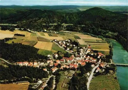 AK / Ansichtskarte  Hemfurth-Edersee_Edertal Fliegeraufnahme