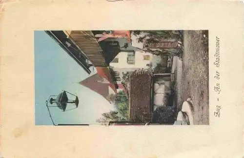 AK / Ansichtskarte  ZUG__Zugersee_ZG An der Stadtmauer