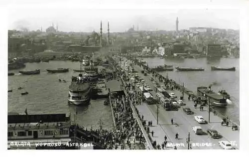 AK / Ansichtskarte 73976194 ISTANBUL_Constantinopel_TK Galata Bridge
