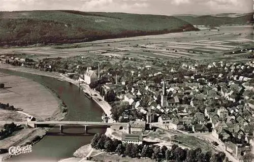 AK / Ansichtskarte  Holzminden_Weser_Niedersachsen Fliegeraufnahme