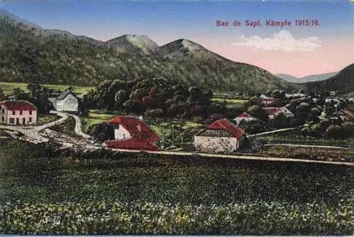 AK / Ansichtskarte  Ban-de-Sapt_88_Vosges Kaempfe 1915/16 Kriegsschauplatz 1. Weltkrieg