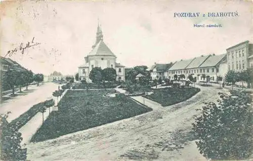 AK / Ansichtskarte  Drahotus_Drahotuse_OSTRAVA_Maehrisch_Ostrau_CZ Horni namesti Platz Kirche