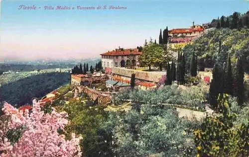 AK / Ansichtskarte 73976352 Fiesole_Toscana_IT Villa Medici e Convento diS Girolamo