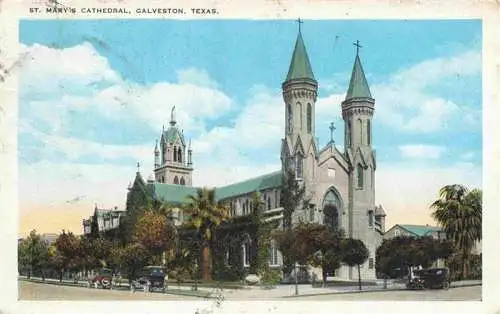 AK / Ansichtskarte  Galveston_Texas_USA St. Mary's Cathedral