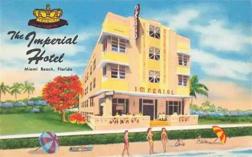 AK / Ansichtskarte 73976384 Miami_Beach Imperial Hotel Illustration