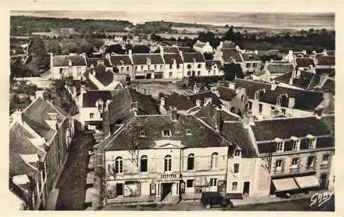 AK / Ansichtskarte  Sarzeau Vue générale La Mairie et Place du Champ de Foire