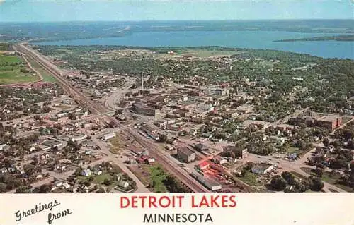 AK / Ansichtskarte 73976415 Detroit_Lakes Aerial view