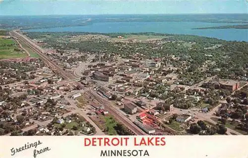 AK / Ansichtskarte  Detroit_Lakes Aerial view