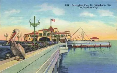 AK / Ansichtskarte 73976443 St_Petersburg_Florida_USA Recreation Pier of the "Sunshine City"