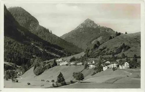 AK / Ansichtskarte 73976444 Halden_Pfronten_Allgaeu Panorama Blick gegen Sorgschroffen Allgaeuer Alpen