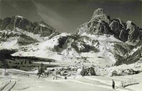 AK / Ansichtskarte  Corvara_1558m_Pustertal_Suedtirol_IT Winterpanorama Sass Ciampatsch Sass Songher Dolomiten