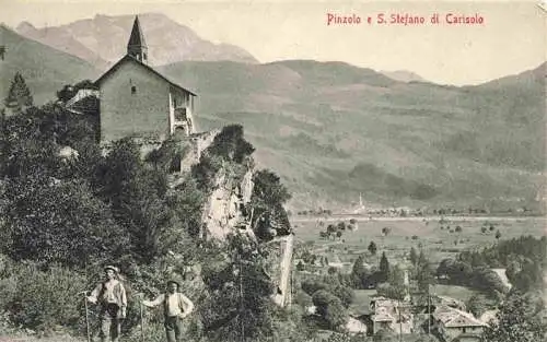 AK / Ansichtskarte  Pinzolo_Trentino_IT i San Stefano die Carisolo