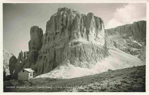 AK / Ansichtskarte  Cima_Pisiadu_Cima_Pisciadu_2985m_Passo_di_Gardena_IT Rifugio Berghaus Dolomiten