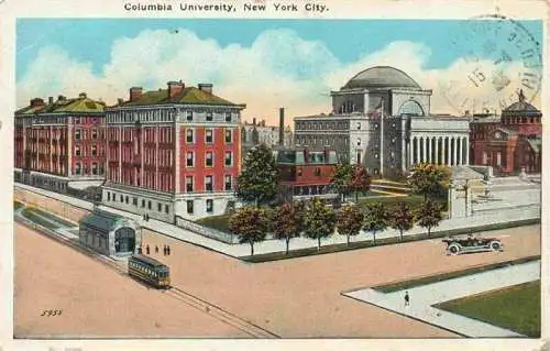 AK / Ansichtskarte  NEW_YORK_City_USA Columbia University Illustration