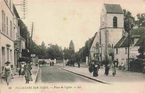 AK / Ansichtskarte  Villennes-sur-Seine_78_Yvelines Place de l'eglise