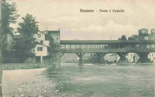 AK / Ansichtskarte  Bassano_del_Grappa_IT Ponte e Castello